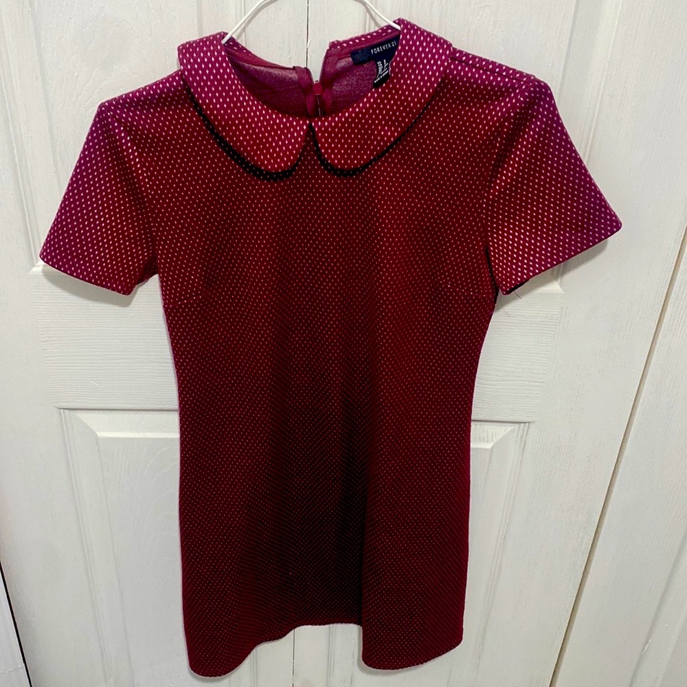 Shiny body on collared dress, diamond #collardress #veronicalodge #bettycooper